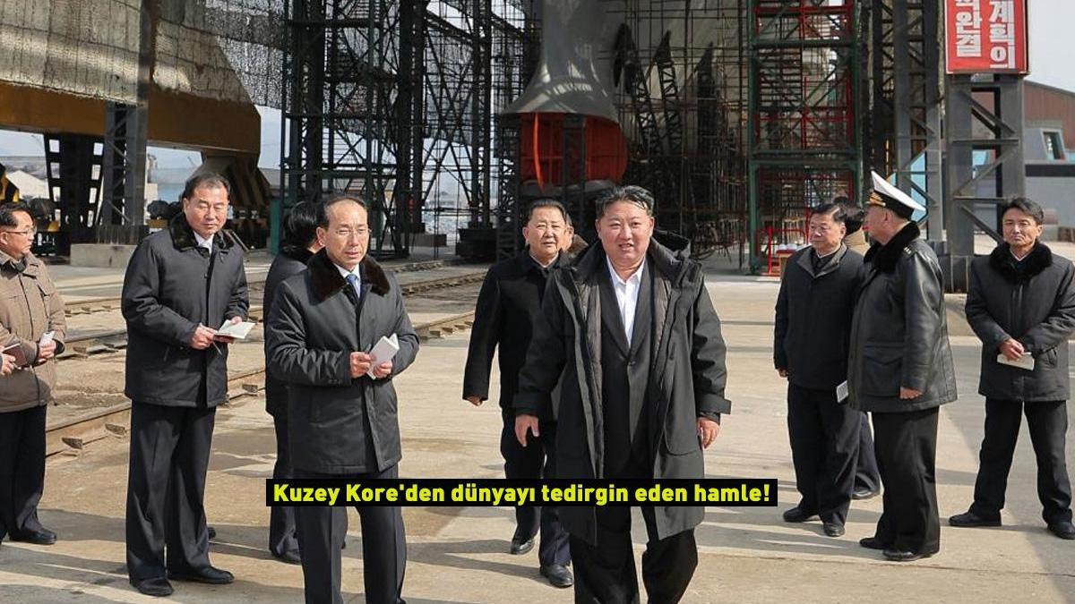 Kuzey Kore’den dünyayı tedirgin eden hamle! Kim Jong-un başında böyle poz verdi